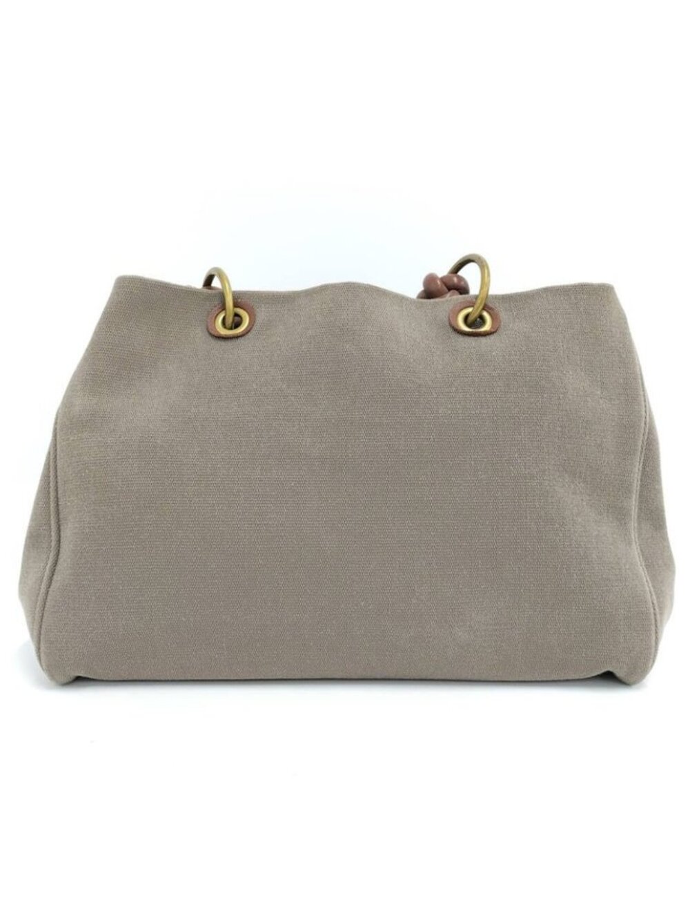 Bottega Veneta Tote Canvas Brown - Picture 2 of 9